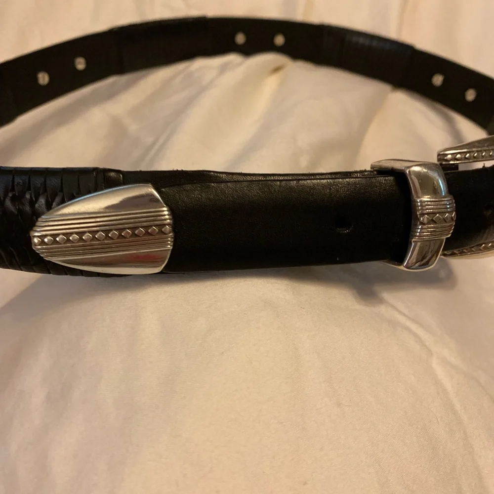 Brighton Men’s Leather Concho Belt Size 34.5